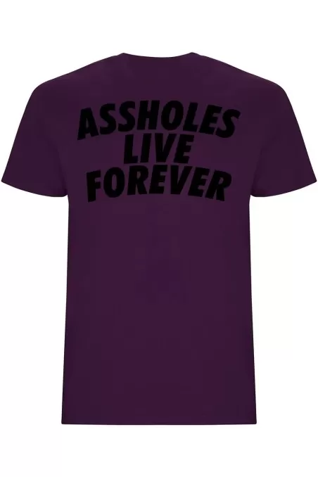 Pánské tričko - ASSHOLES LIVE FOREVER