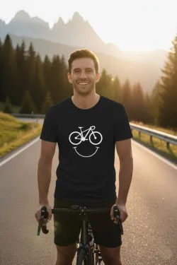 Pánské tričko - CYKLO SMAJLÍK