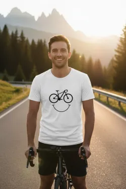 Pánské tričko - CYKLO SMAJLÍK