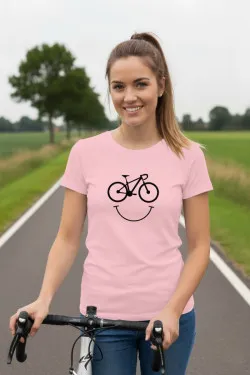 Dámské tričko - CYKLO SMAJLÍK