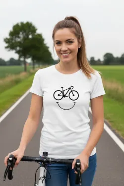Dámské tričko - CYKLO SMAJLÍK