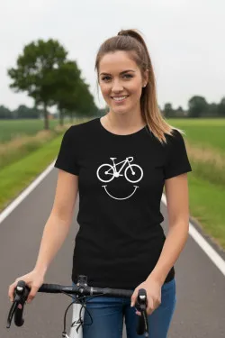 Dámské tričko - CYKLO SMAJLÍK