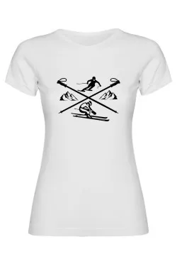 Dámské tričko - LYŽAŘSKÉ HORY