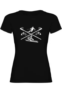 Dámské tričko - LYŽAŘSKÉ HORY