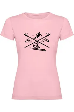 Dámské tričko - LYŽAŘSKÉ HORY