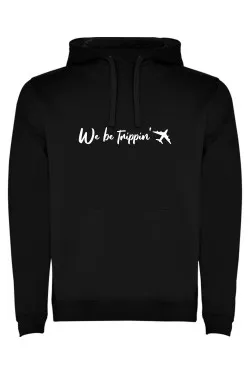 Mikina s kapucí - WE BE TRIPPIN CESTOVATEL