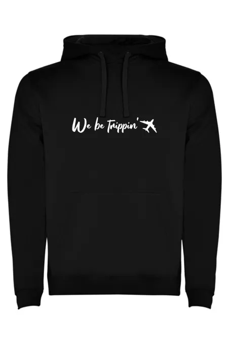 Mikina s kapucí - WE BE TRIPPIN CESTOVATEL