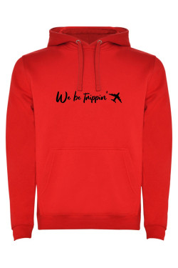 Mikina s kapucí - WE BE TRIPPIN CESTOVATEL