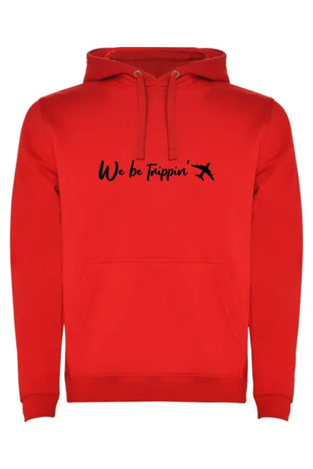 Mikina s kapucí - WE BE TRIPPIN CESTOVATEL