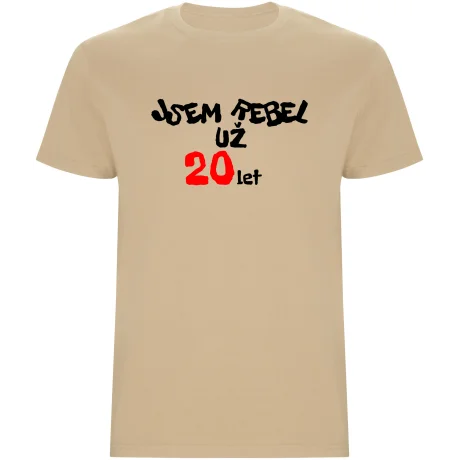 Pánské tričko - JSEM REBEL UŽ 20 LET