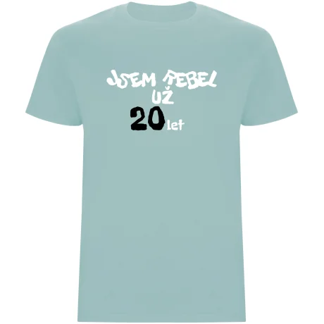 Pánské tričko - JSEM REBEL UŽ 20 LET