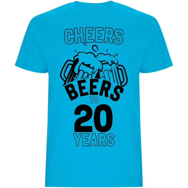 Pánské tričko - CHEERS BEERS TO 20 YEARS