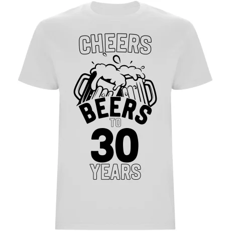 Pánské tričko - CHEERS BEERS TO 30 YEARS
