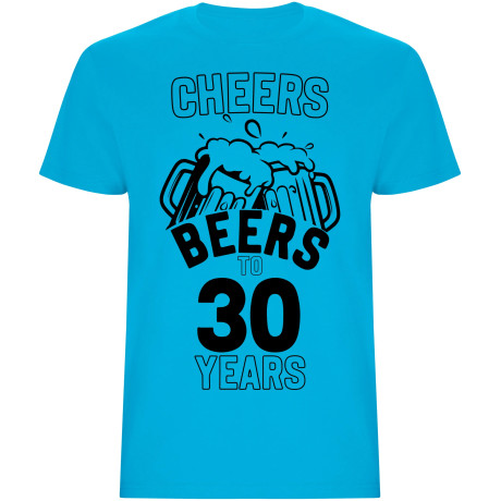 Pánské tričko - CHEERS BEERS TO 30 YEARS