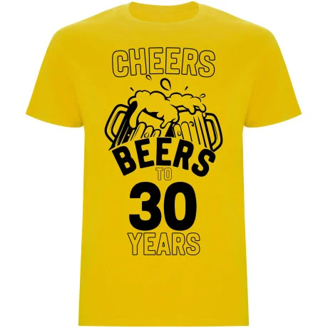 Pánské tričko - CHEERS BEERS TO 30 YEARS