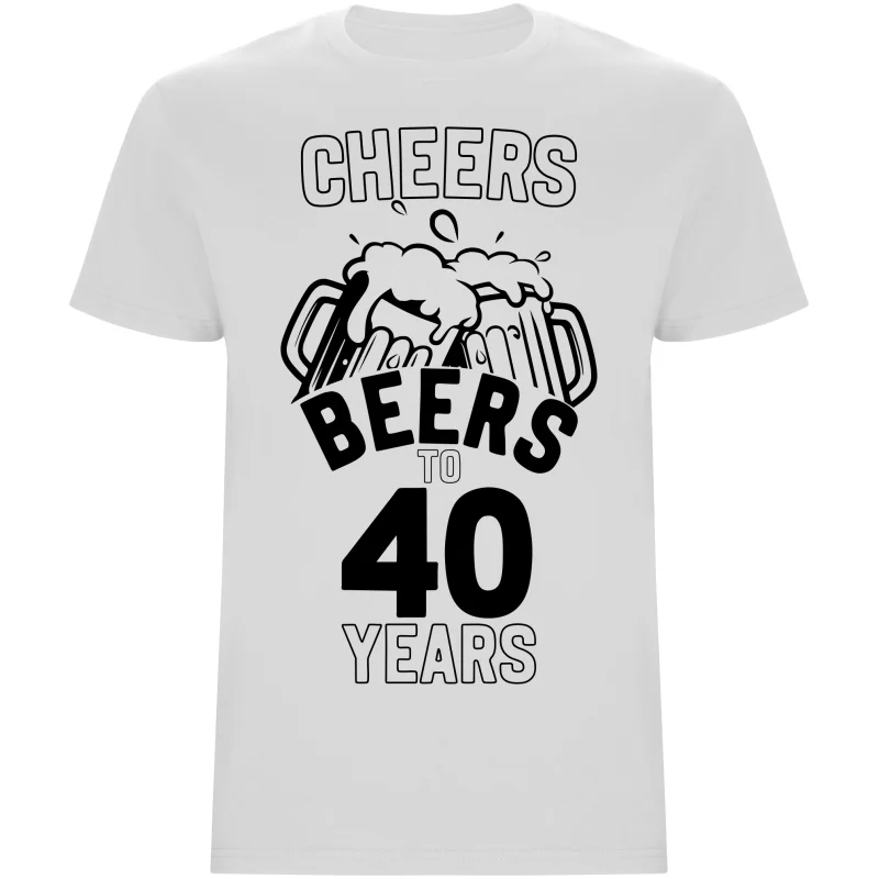 Pánské tričko - CHEERS BEERS TO 40 YEARS