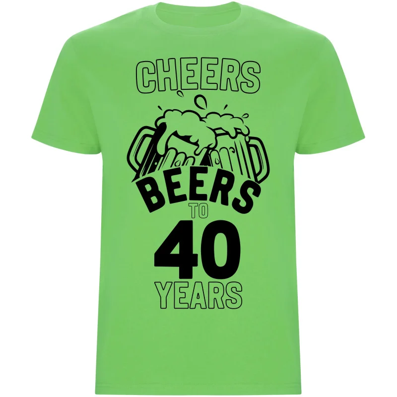 Pánské tričko - CHEERS BEERS TO 40 YEARS