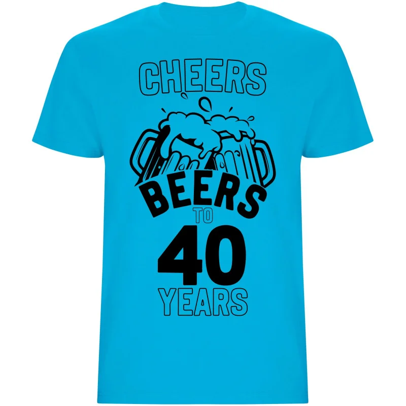 Pánské tričko - CHEERS BEERS TO 40 YEARS