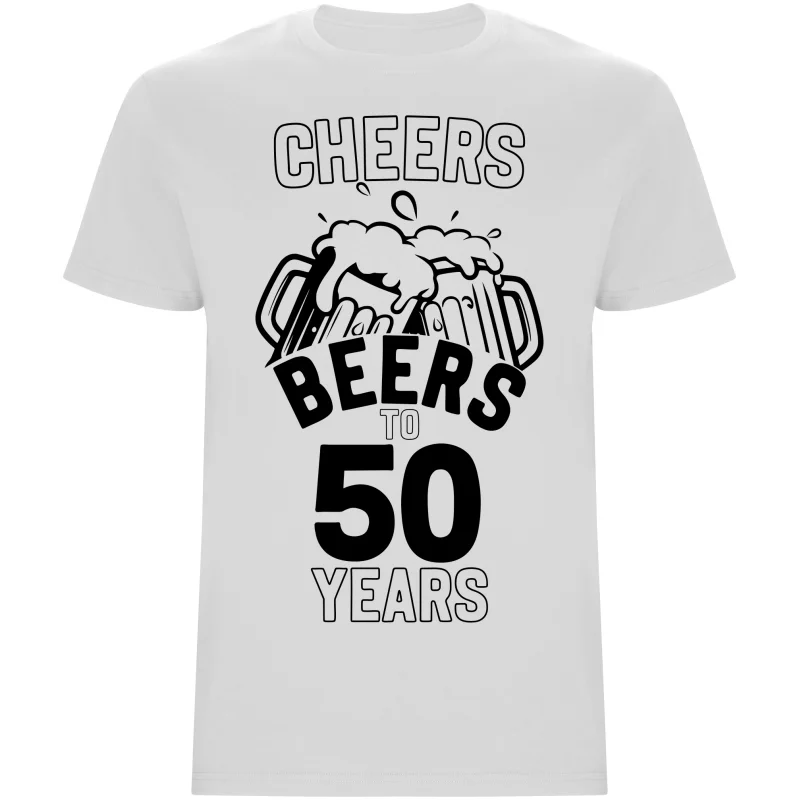 Pánské tričko - CHEERS BEERS TO 50 YEARS