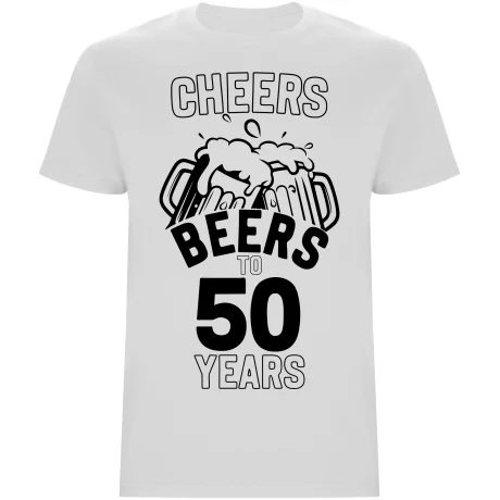 Pánské tričko - CHEERS BEERS TO 50 YEARS