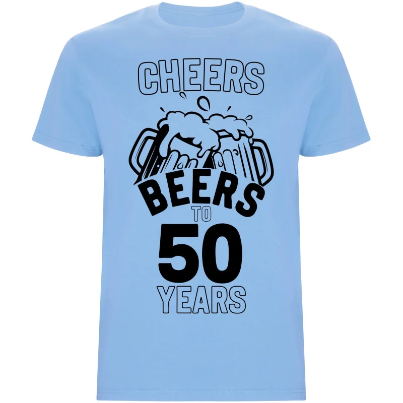 Pánské tričko - CHEERS BEERS TO 50 YEARS