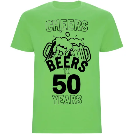 Pánské tričko - CHEERS BEERS TO 50 YEARS