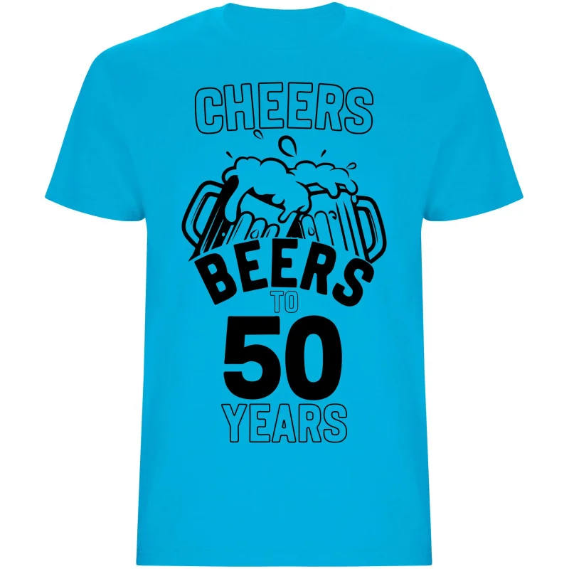 Pánské tričko - CHEERS BEERS TO 50 YEARS