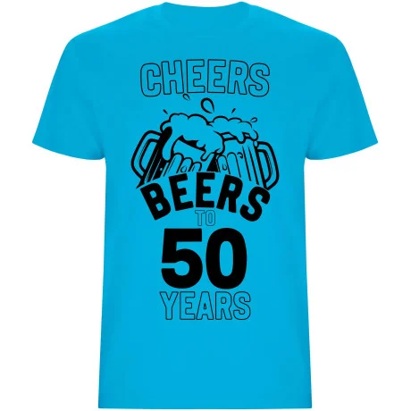 Pánské tričko - CHEERS BEERS TO 50 YEARS