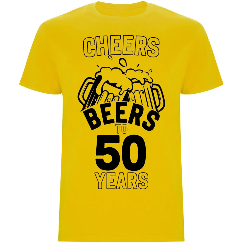 Pánské tričko - CHEERS BEERS TO 50 YEARS