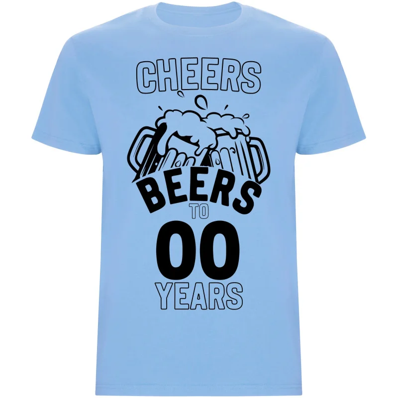 Pánské tričko - CHEERS BEERS TO (AGE) YEARS