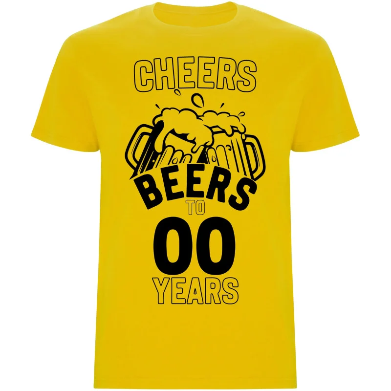 Pánské tričko - CHEERS BEERS TO (AGE) YEARS