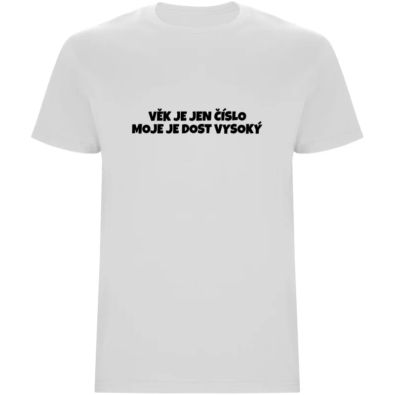 Pánské tričko - VĚK JE JEN ČÍSLO