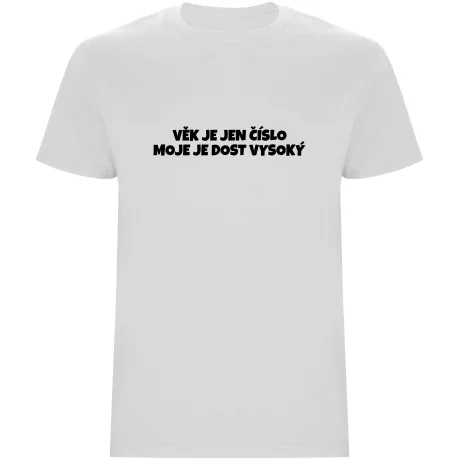 Pánské tričko - VĚK JE JEN ČÍSLO