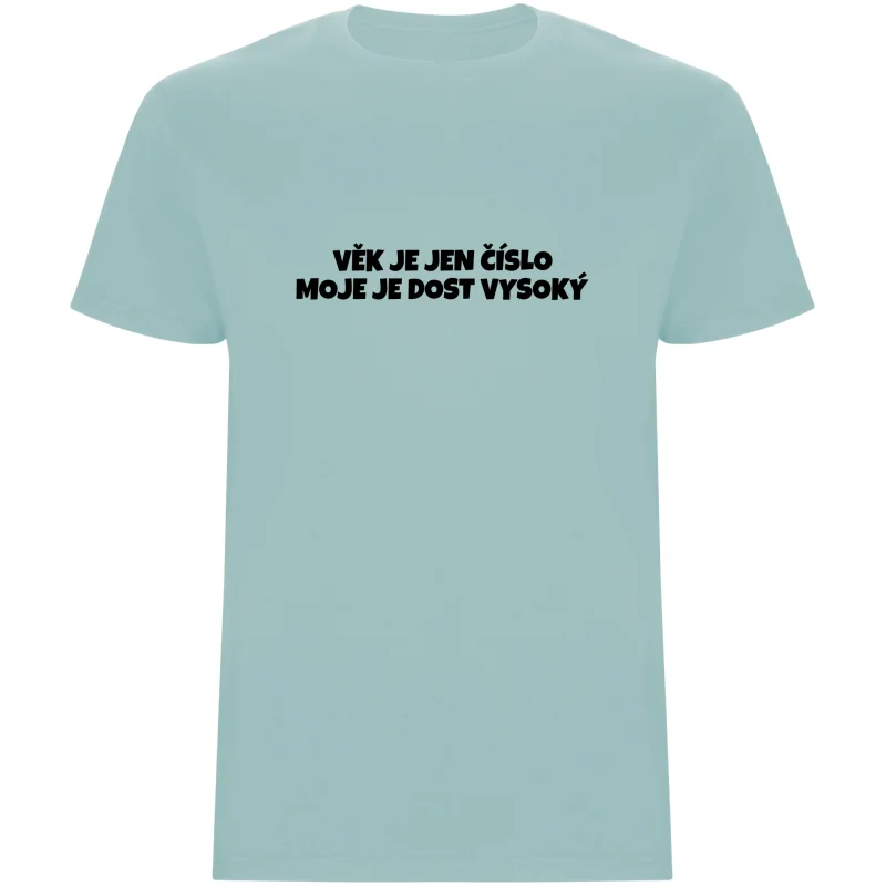 Pánské tričko - VĚK JE JEN ČÍSLO