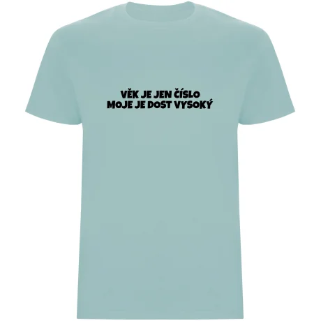 Pánské tričko - VĚK JE JEN ČÍSLO