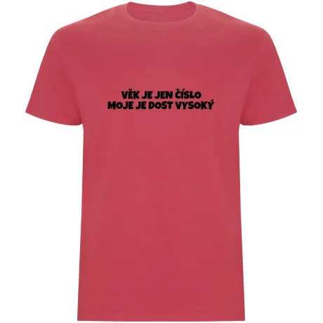 Pánské tričko - VĚK JE JEN ČÍSLO