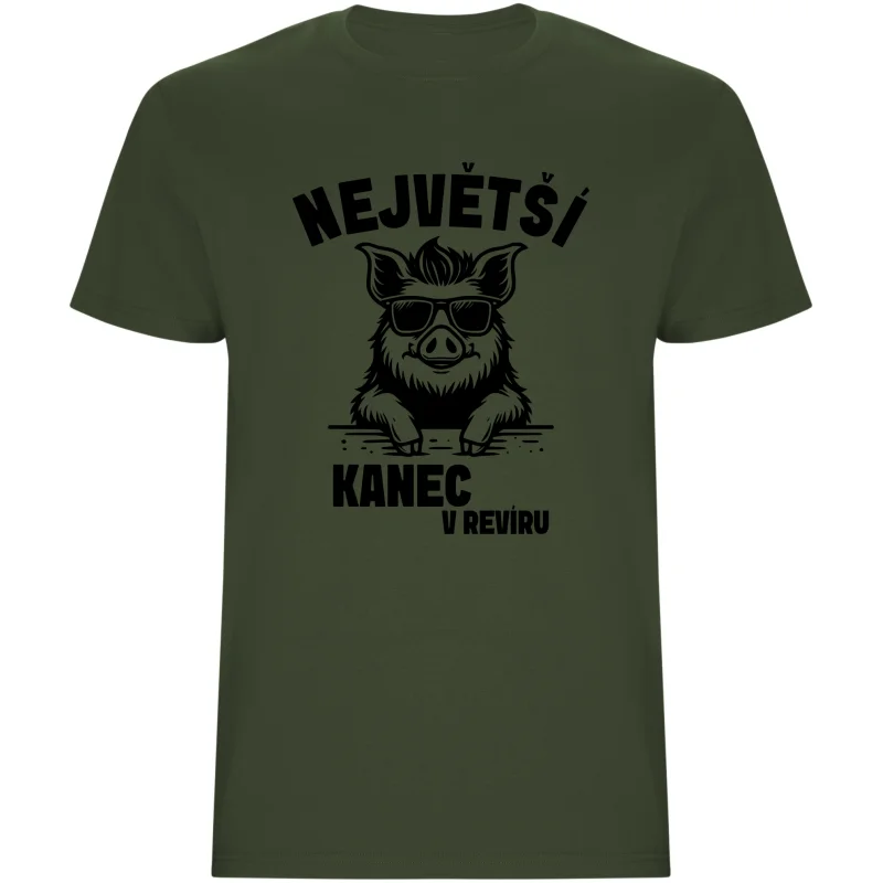 Pánské tričko - NEJVĚTŠÍ KANEC V REVÍRU