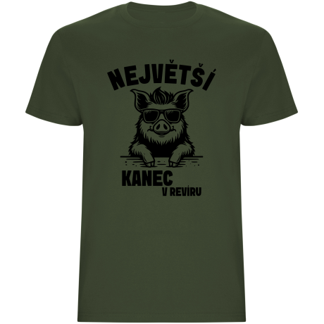 Pánské tričko - NEJVĚTŠÍ KANEC V REVÍRU