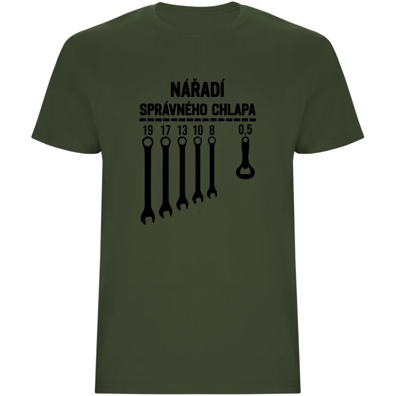 Pánské tričko - NÁŘADÍ SPRÁVNÉHO CHLAPA