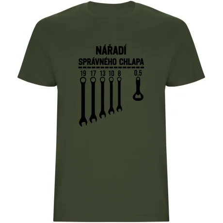 Pánské tričko - NÁŘADÍ SPRÁVNÉHO CHLAPA