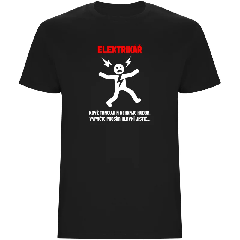 Pánské tričko - PRO ELEKTRIKÁŘE