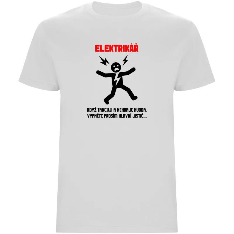 Pánské tričko - PRO ELEKTRIKÁŘE