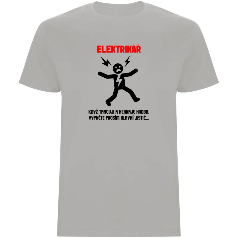 Pánské tričko - PRO ELEKTRIKÁŘE