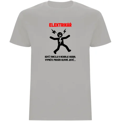 Pánské tričko - PRO ELEKTRIKÁŘE