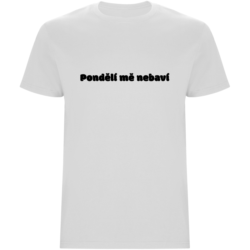 Pánské tričko - PONDĚLÍ MĚ NEBAVÍ