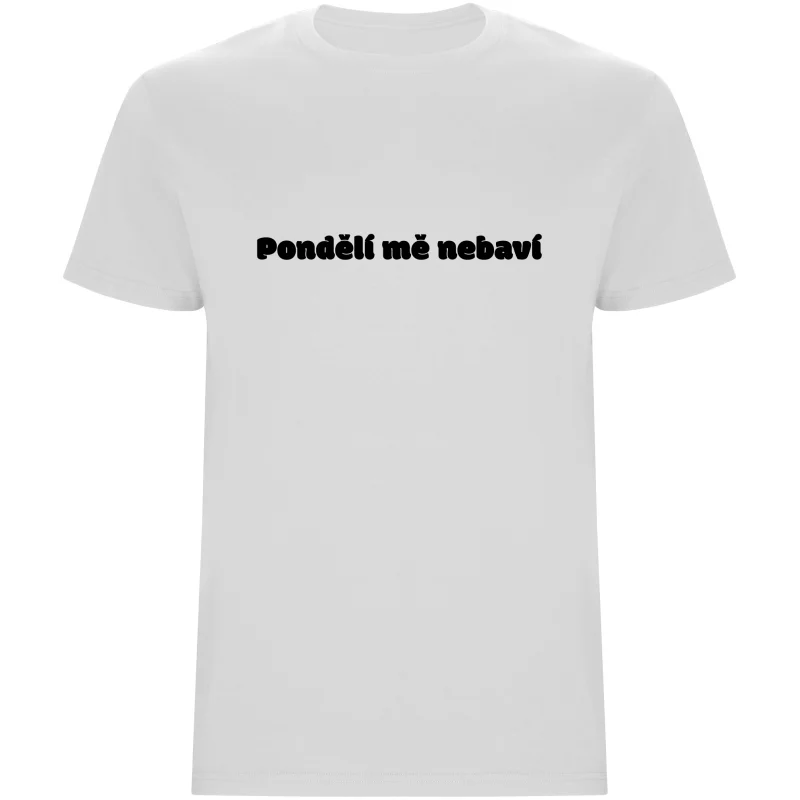 Pánské tričko - PONDĚLÍ MĚ NEBAVÍ