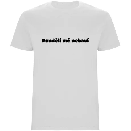 Pánské tričko - PONDĚLÍ MĚ NEBAVÍ