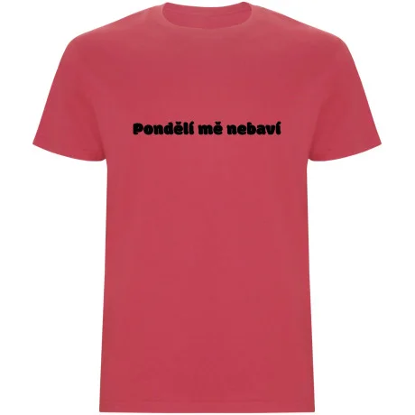 Pánské tričko - PONDĚLÍ MĚ NEBAVÍ