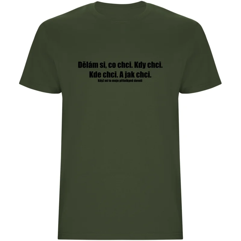 Pánské tričko - DĚLÁM SI, CO CHCI