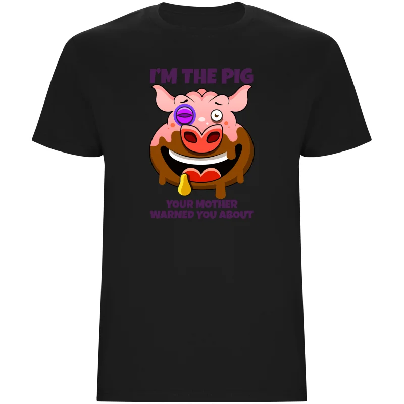 Pánské tričko - PRASE, PŘED KTERÝM TĚ MAMKA VAROVALA